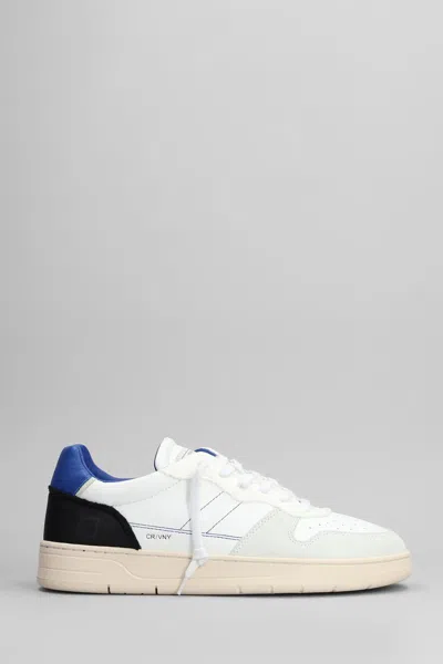 Date D.a.t.e. Court 2.0 Vintage  Sneakers In White