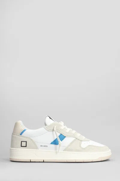 Date D.a.t.e. Court 2.0 Vintage Sneakers In White
