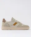 Date Court 2.0 Vintage Calf Sneakers In Ivory In Multi