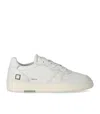 Date Court Sneakers In White Suede And Leather