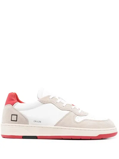 Date Court Leather Low-top Sneakers In White