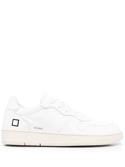 Date Court Low-top Sneakers In White