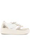 Date D.a.t.e. Court Platform Laminated Shoes In Multi