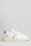 Date D.a.t.e. Court Shiny Sneakers In White