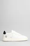 Date D.a.t.e. Cr Lace-up Sneakers In White