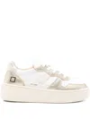 Date D.a.t.e. Court Platform Laminated Shoes In Multi
