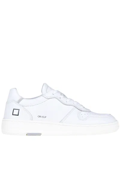Date Court Sneakers In White