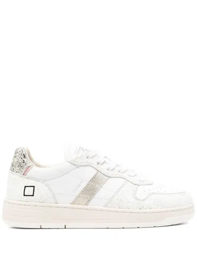Date Court Sneakers In White