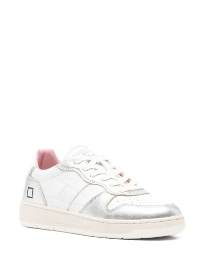 Date Court Sneakers In White