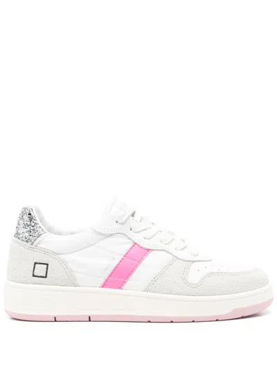 Date Court Sneakers In White