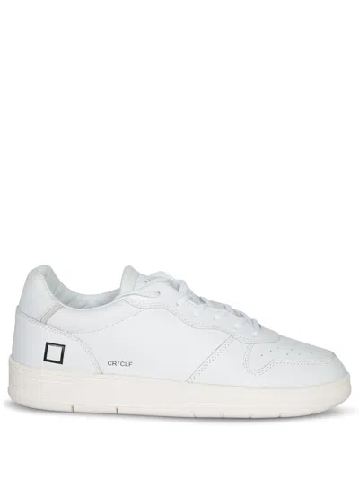 Date Court White Sneakers In Multi