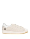 Date D. A.t. E. Man Sneakers Beige Size 9 Leather, Textile Fibers