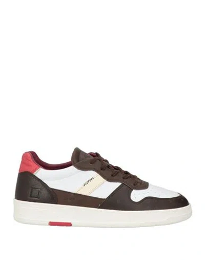 Date D. A.t. E. Man Sneakers Dark Brown Size 10 Leather