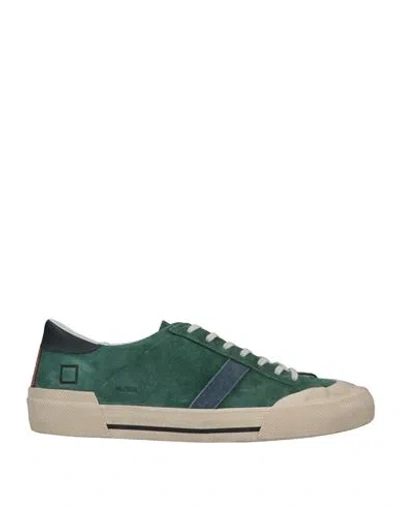 Date D. A.t. E. Man Sneakers Dark Green Size 9 Soft Leather