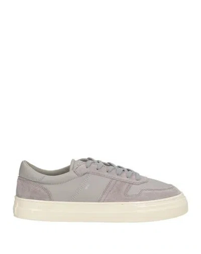 Date D. A.t. E. Man Sneakers Grey Size 9 Leather