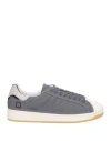 Date D. A.t. E. Man Sneakers Grey Size 9 Leather, Textile Fibers