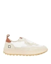Date D. A.t. E. Man Sneakers Ivory Size 9 Leather, Textile Fibers