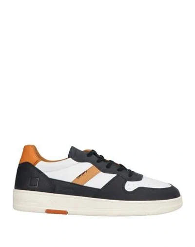 Date D. A.t. E. Man Sneakers Midnight Blue Size 7 Leather