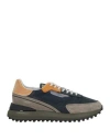Date Lampo Nylon Sneaker Blue In Blue