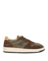 Date D. A.t. E. Man Sneakers Military Green Size 7 Leather