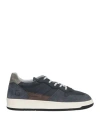 Date D. A.t. E. Man Sneakers Navy Blue Size 8 Leather