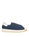 Date D. A.t. E. Man Sneakers Navy Size 9 Leather, Textile Fibers