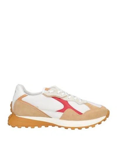 Date D. A.t. E. Man Sneakers Sand Size 9 Leather, Textile Fibers