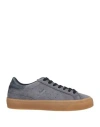 Date D. A.t. E. Man Sneakers Slate Blue Size 9 Leather