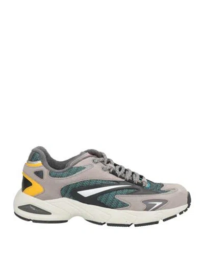 Date D. A.t. E. Man Sneakers Turquoise Size 9 Leather, Textile Fibers In Blue