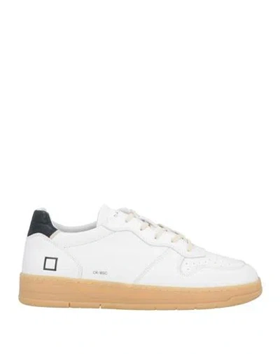 Date D. A.t. E. Man Sneakers White Size 13 Leather