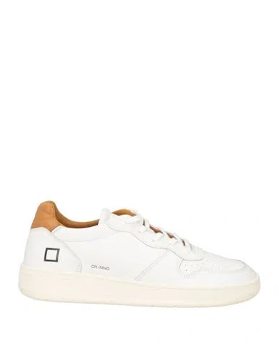 Date D. A.t. E. Man Sneakers White Size 7 Leather