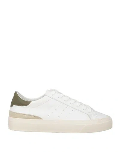 Date D. A.t. E. Man Sneakers White Size 8 Calfskin