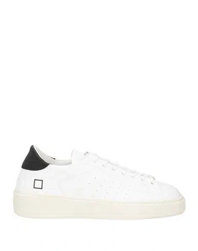 Date D. A.t. E. Man Sneakers White Size 12 Calfskin