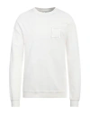 Date D. A.t. E. Man Sweatshirt Ivory Size S Cotton In White