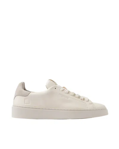 Date D. A.t. E. Premium Leather Sneakers For Men In Neutral