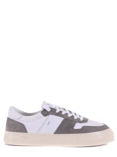 Date Studio Sneakers In White Suede And Leather