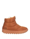 Date D. A.t. E. Woman Ankle Boots Tan Size 7 Textile Fibers In Brown