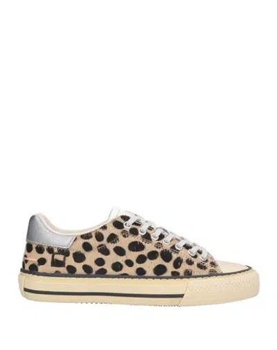 Date D. A.t. E. Woman Sneakers Beige Size 5.5 Leather In Neutral