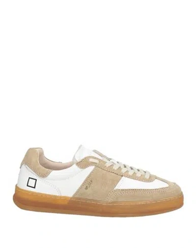 Date D. A.t. E. Woman Sneakers Beige Size 6.5 Calfskin In Multi