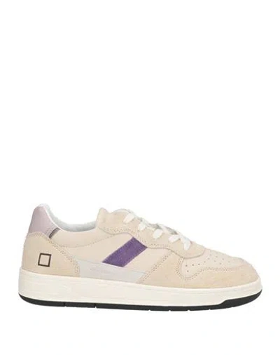 Date D. A.t. E. Woman Sneakers Beige Size 6.5 Leather