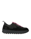 Date D. A.t. E. Woman Sneakers Black Size 6.5 Leather, Textile Fibers