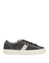 Date D. A.t. E. Woman Sneakers Black Size 6.5 Textile Fibers, Leather