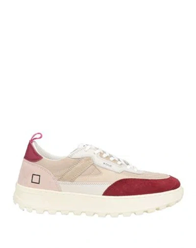 Date D. A.t. E. Woman Sneakers Garnet Size 5.5 Leather, Nylon