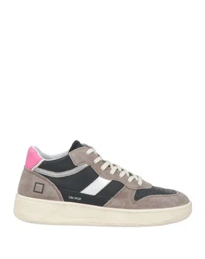 Date D. A.t. E. Woman Sneakers Grey Size 6.5 Leather