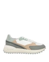 Date D. A.t. E. Woman Sneakers Grey Size 6.5 Leather, Textile Fibers