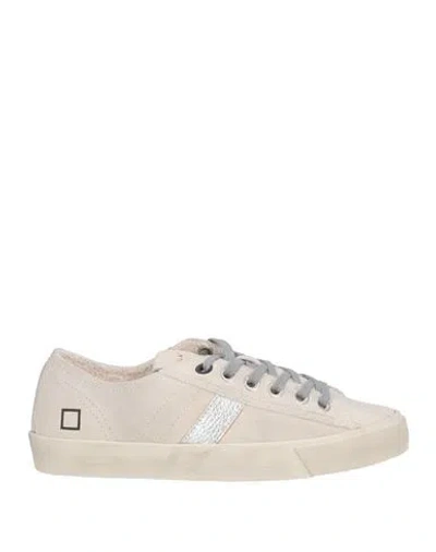 Date D. A.t. E. Woman Sneakers Ivory Size 6.5 Leather