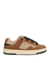 Date D. A.t. E. Woman Sneakers Light Brown Size 6.5 Leather, Textile Fibers