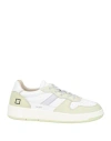 Date Court 2.0 Panelled Leather Sneakers In Green
