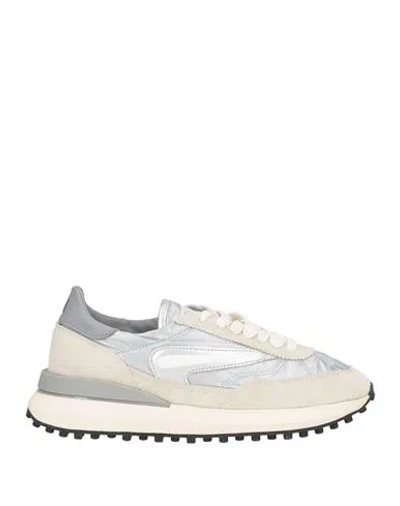 Date D. A.t. E. Woman Sneakers Light Grey Size 5.5 Textile Fibers, Leather In Multi
