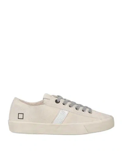Date D. A.t. E. Woman Sneakers Light Grey Size 6.5 Leather